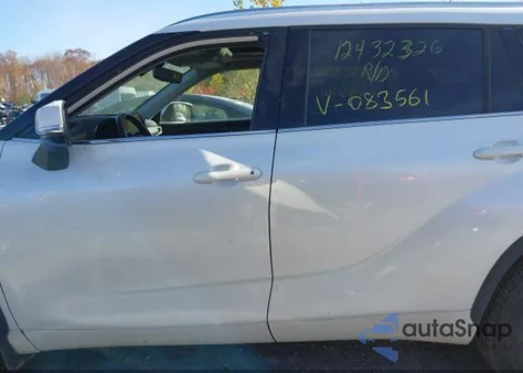 2021 Toyota Highlander Xle z USA, uszkodzony, nr VIN 5TDHZRBH9MS083561